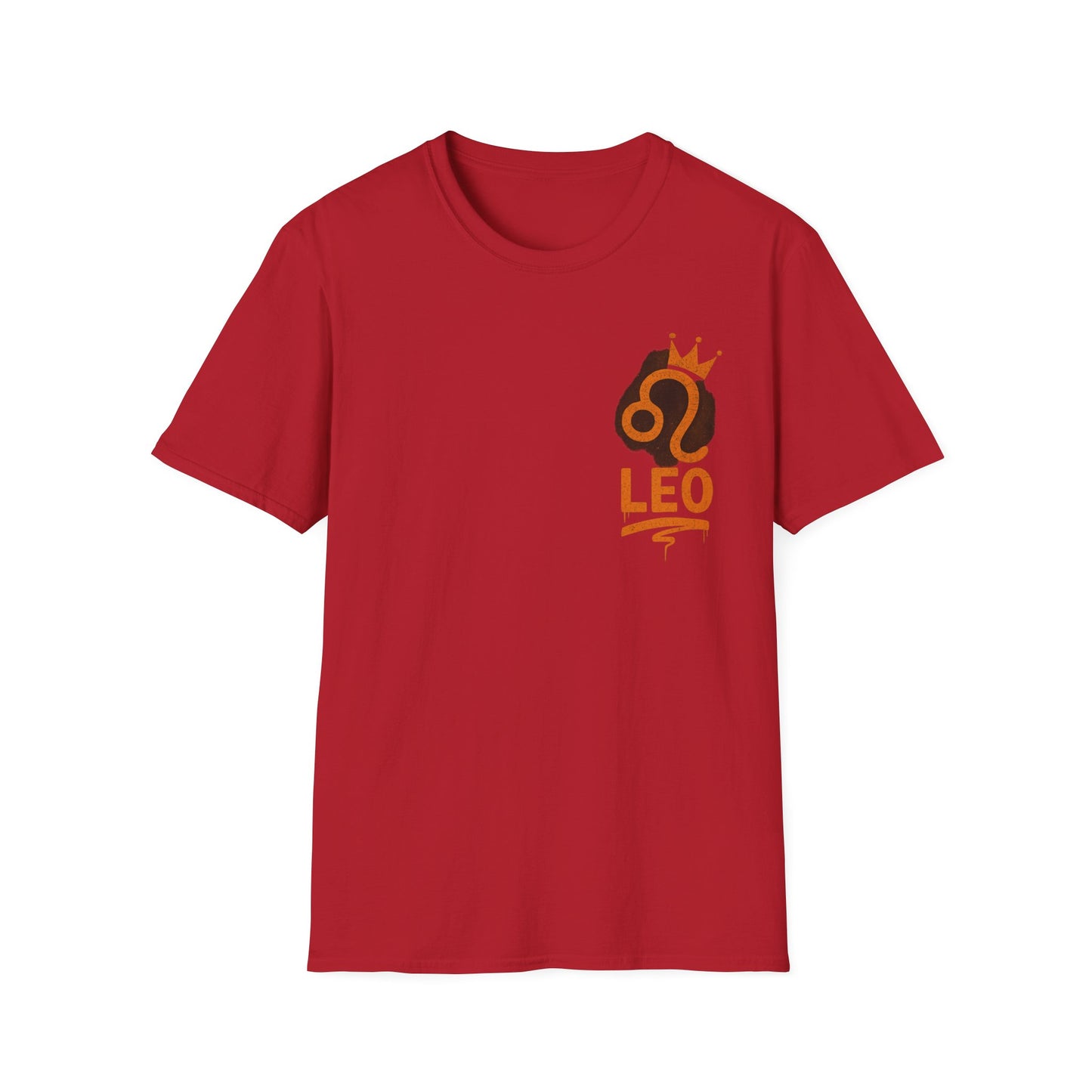 Leo Zodiac Sign Unisex Softstyle T-Shirt