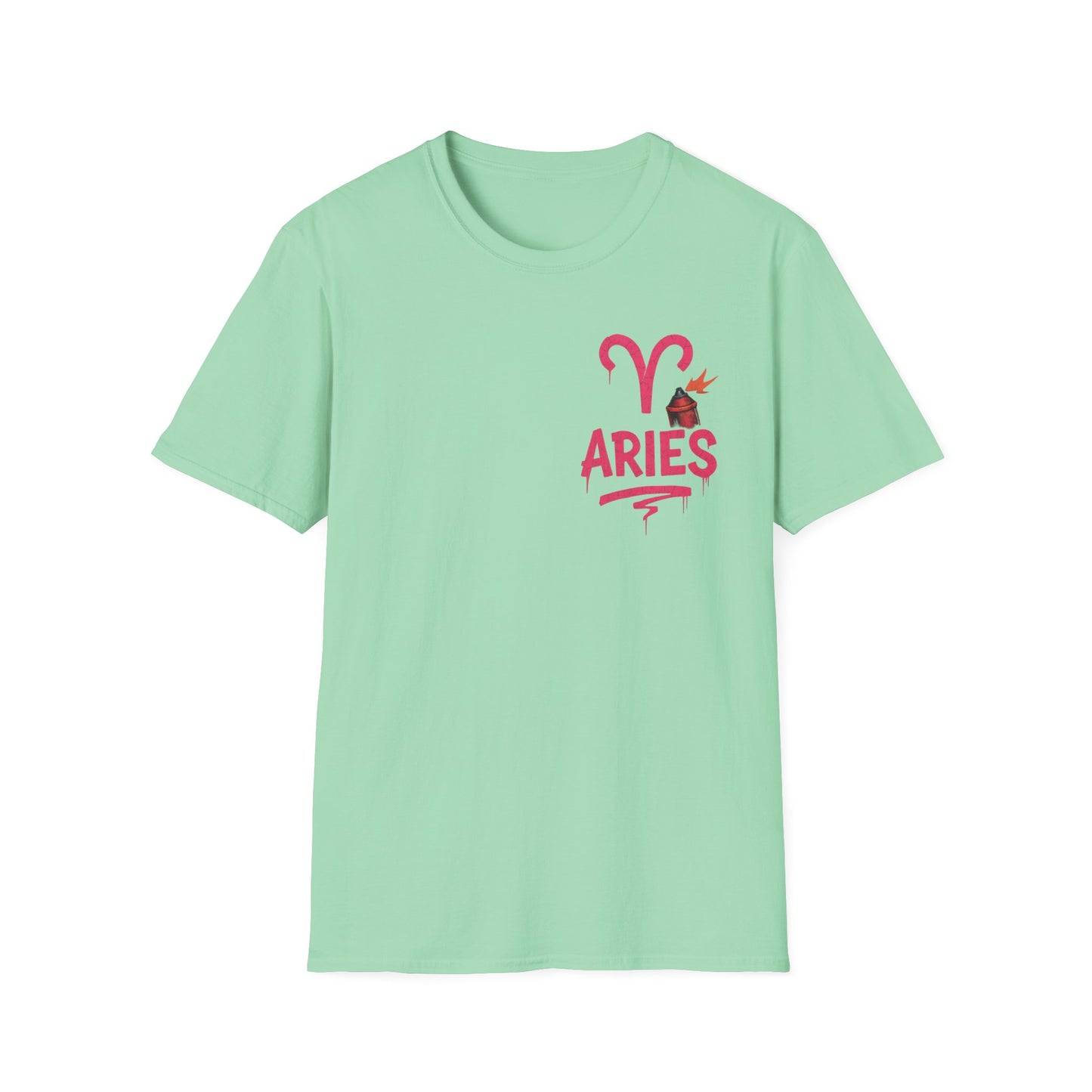 Aries Zodiac Sign Unisex Softstyle T-Shirt