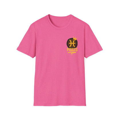 Pisces Zodiac Sign Unisex Softstyle T-Shirt