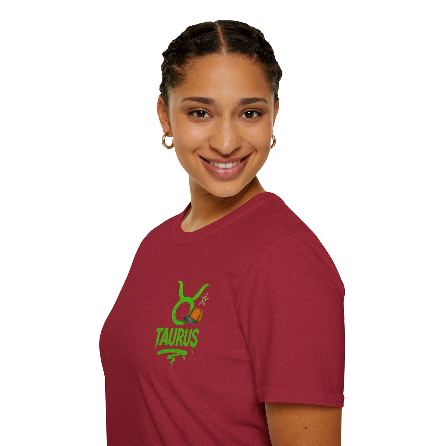 Taurus Zodiac Sign Softstyle Unisex T-Shirt