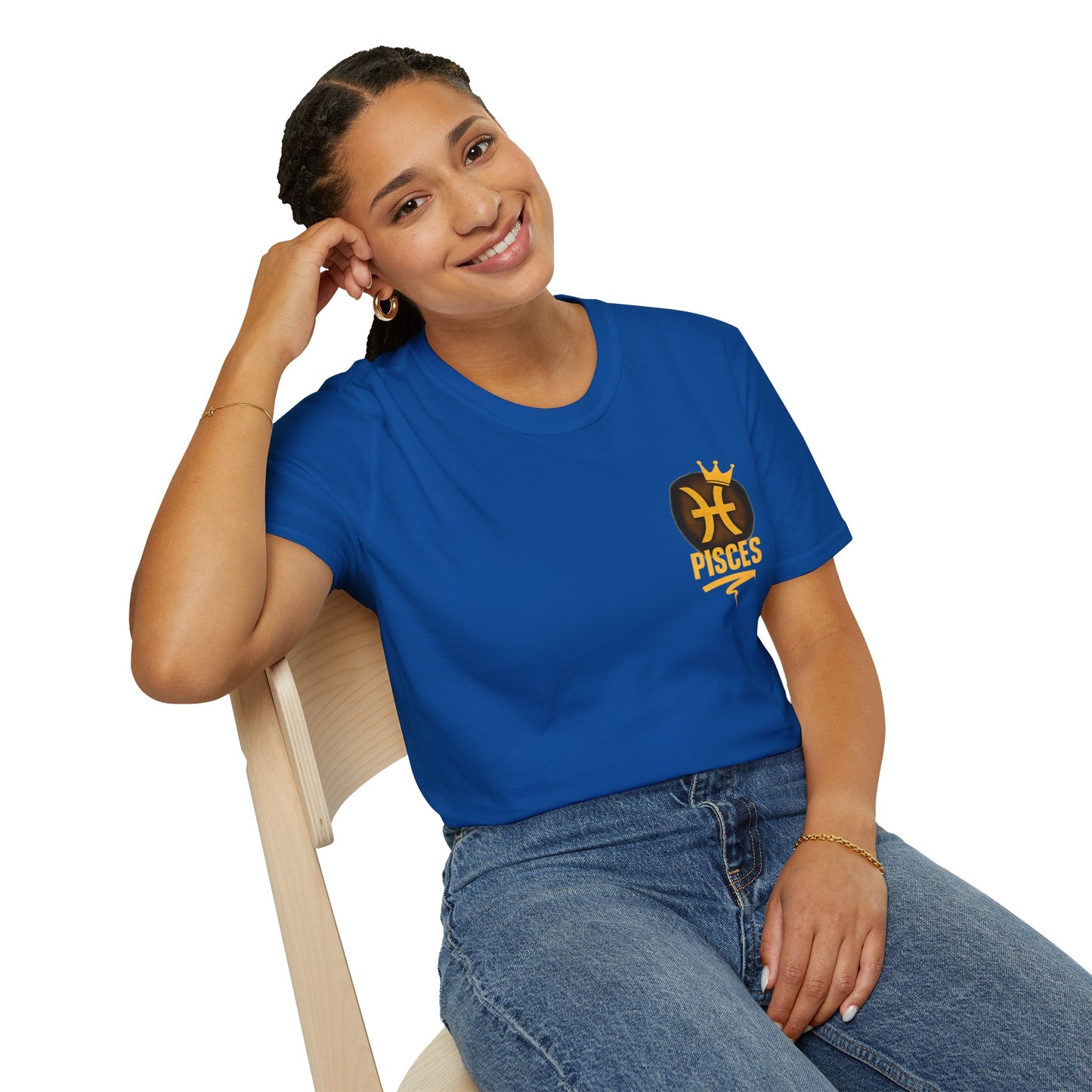 Pisces Zodiac Sign Unisex Softstyle T-Shirt