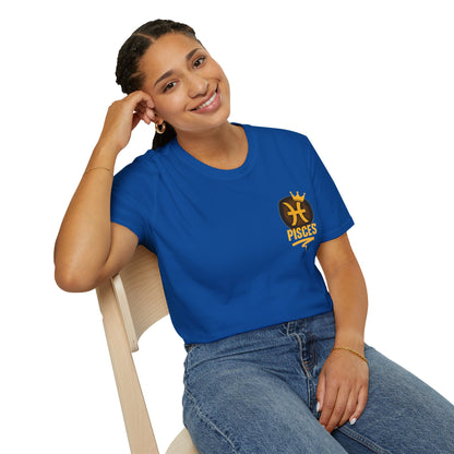 Pisces Zodiac Sign Unisex Softstyle T-Shirt