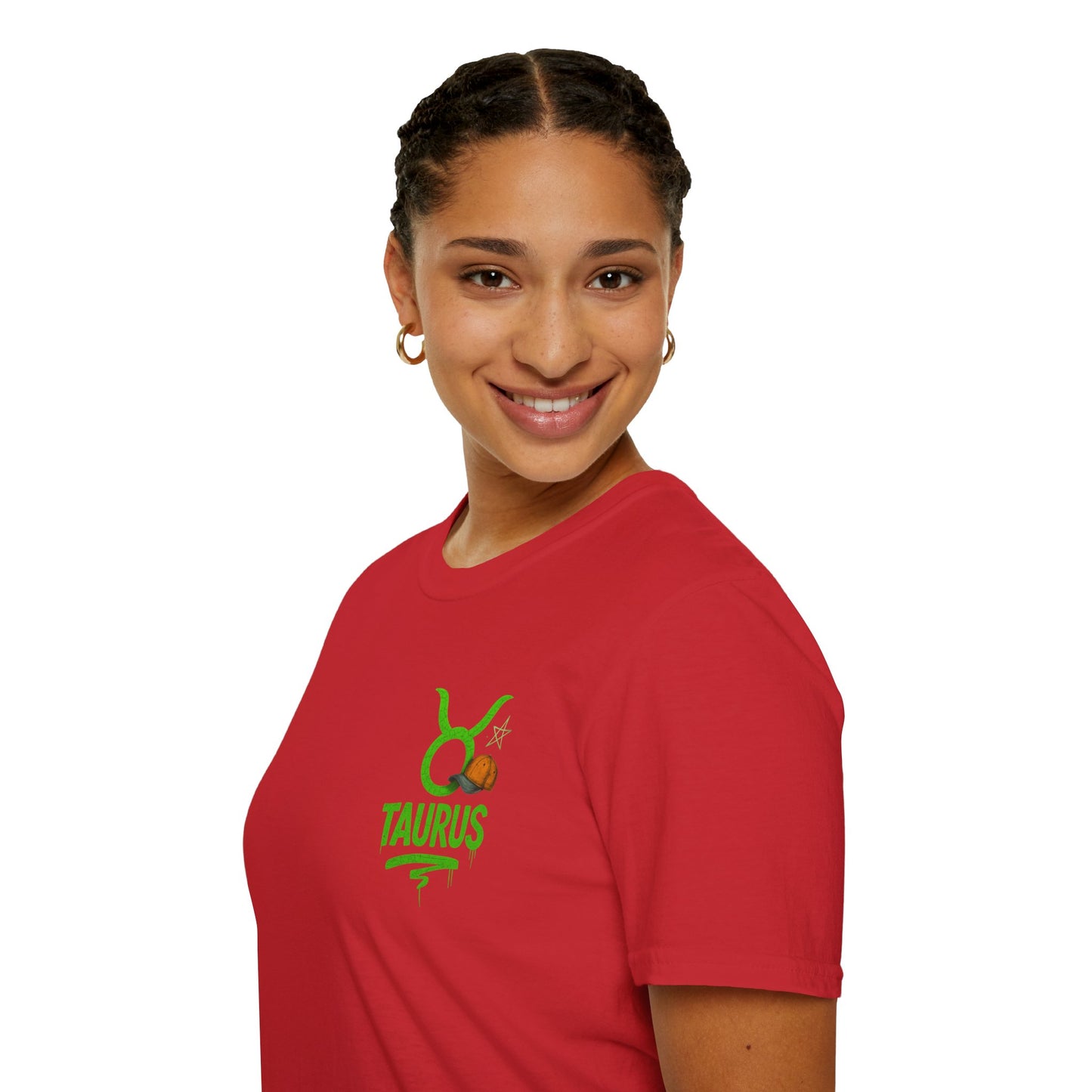 Taurus Zodiac Sign Softstyle Unisex T-Shirt