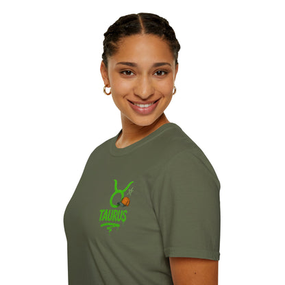 Taurus Zodiac Sign Softstyle Unisex T-Shirt
