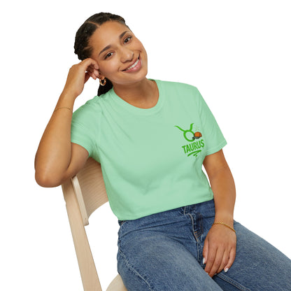Taurus Zodiac Sign Softstyle Unisex T-Shirt