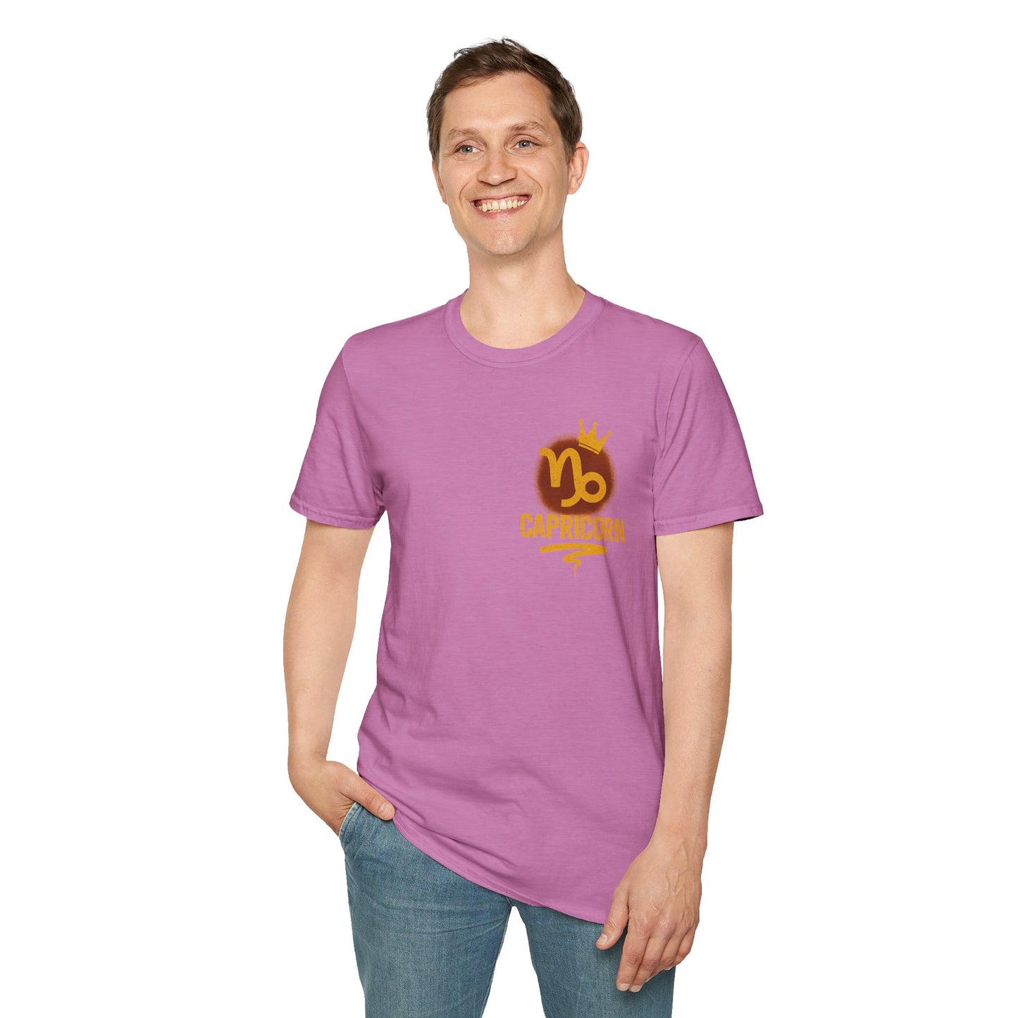 Capricorn Zodiac Sign Unisex Softstyle T-Shirt
