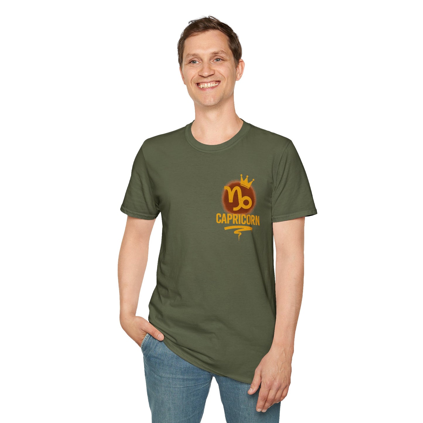 Capricorn Zodiac Sign Unisex Softstyle T-Shirt