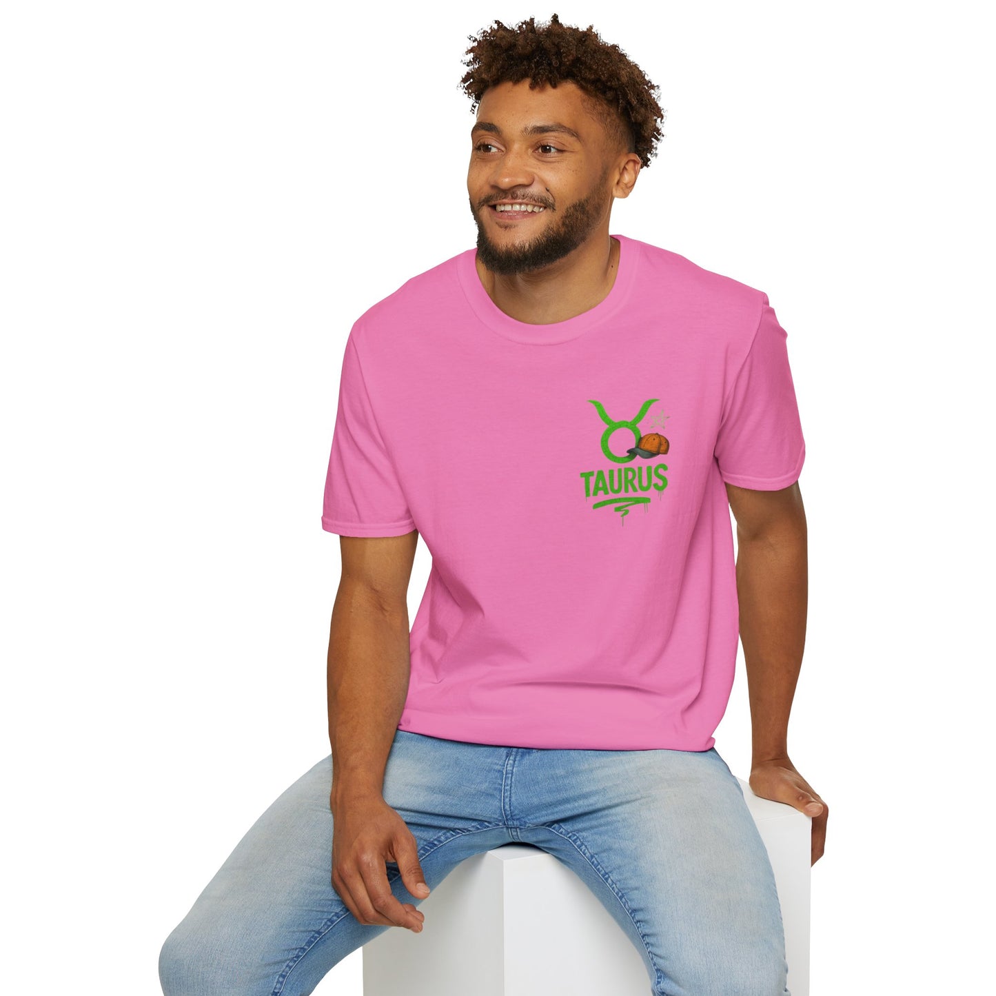 Taurus Zodiac Sign Softstyle Unisex T-Shirt