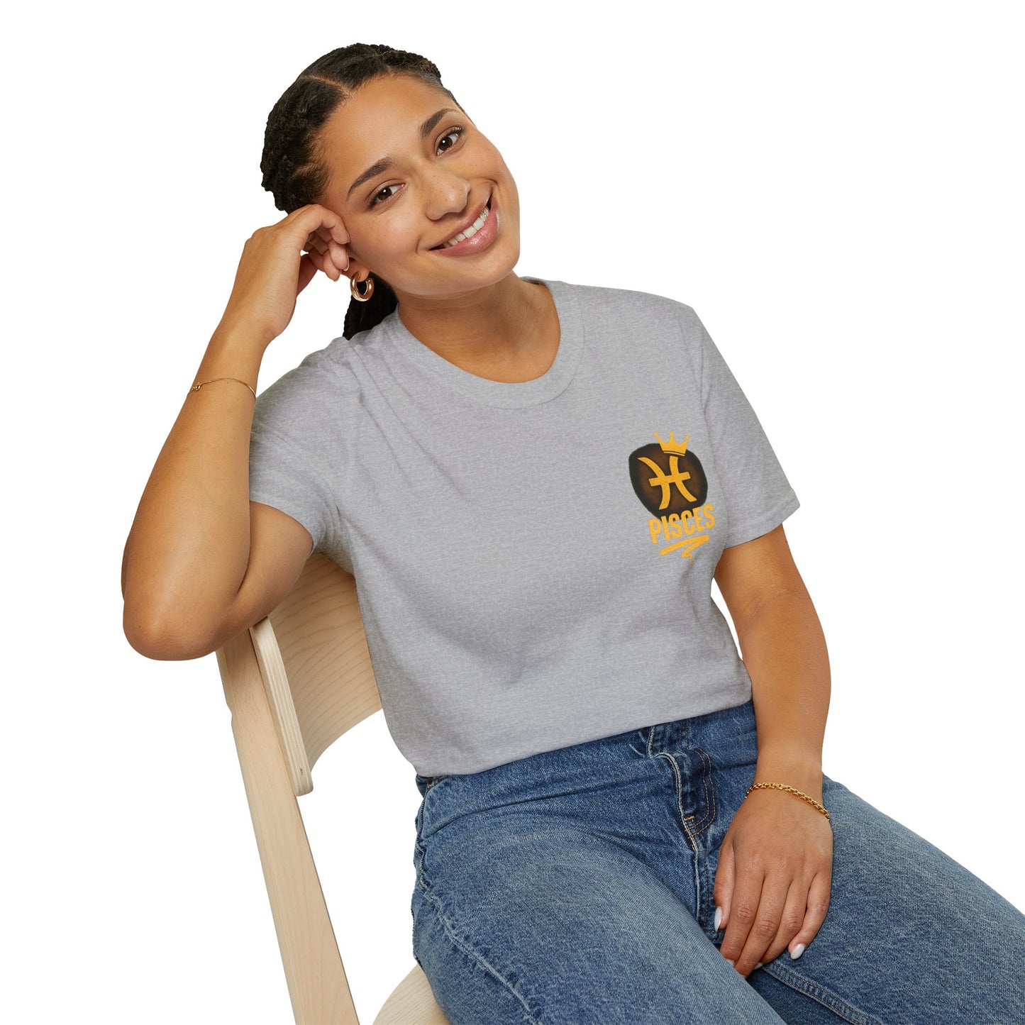 Pisces Zodiac Sign Unisex Softstyle T-Shirt