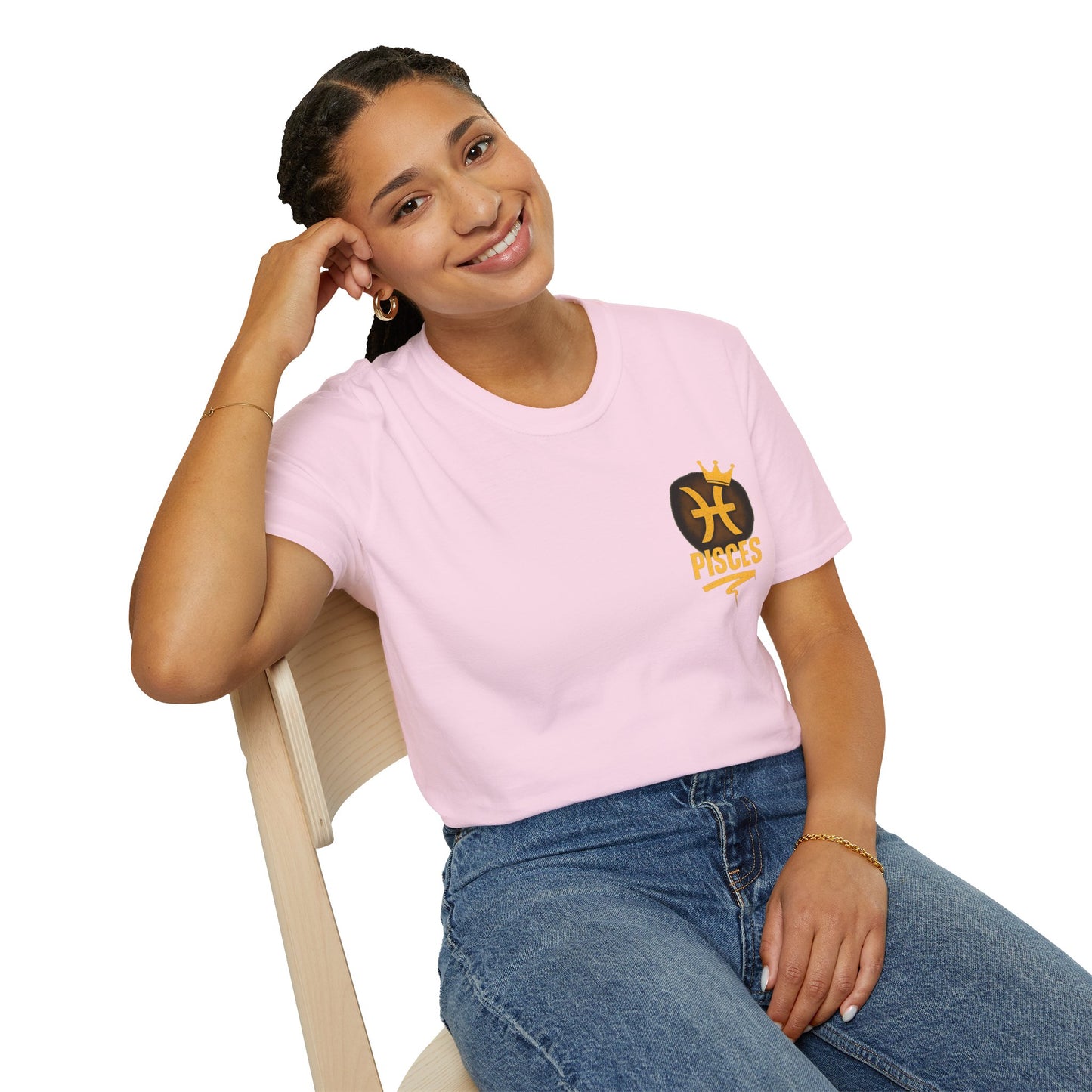 Pisces Zodiac Sign Unisex Softstyle T-Shirt