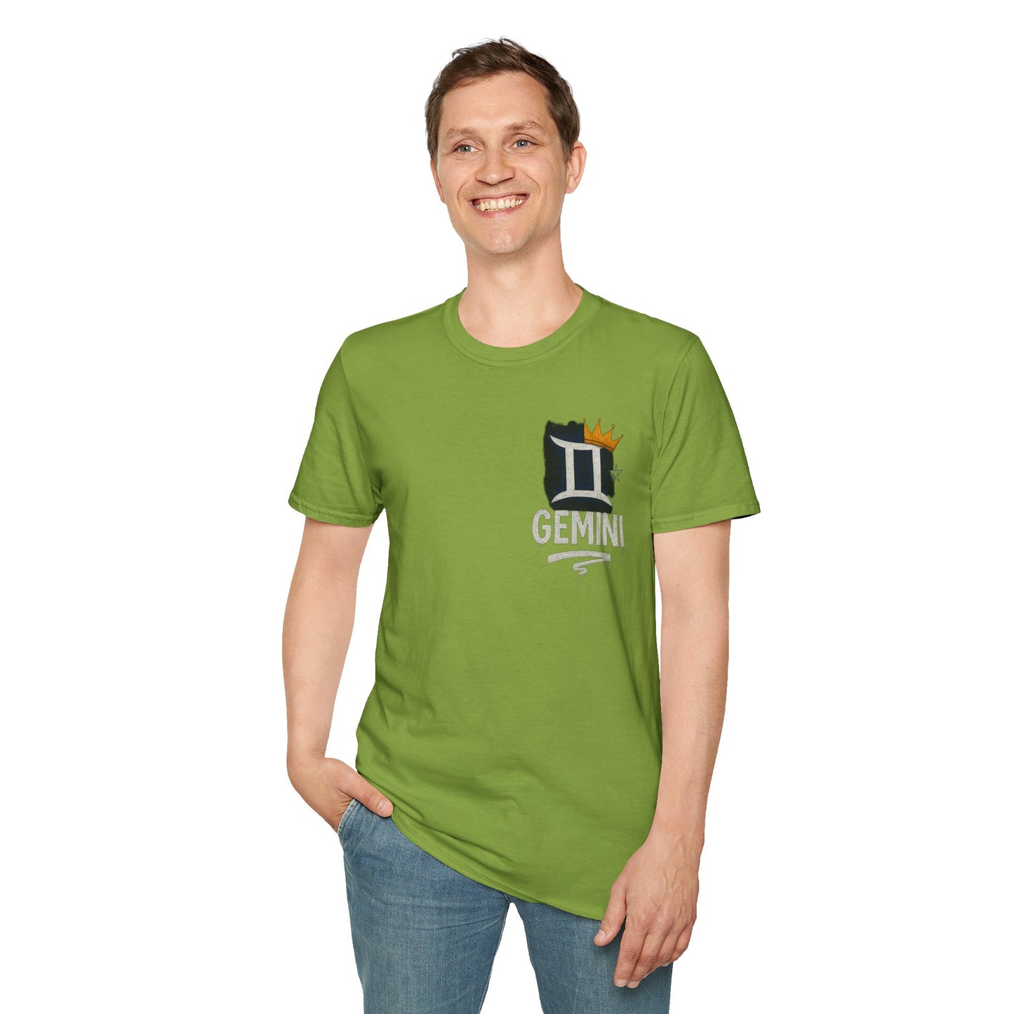 Gemini Zodiac Sign Unisex Softstyle T-Shirt