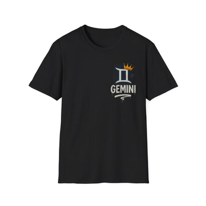 Gemini Zodiac Sign Unisex Softstyle T-Shirt