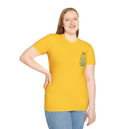 Libra Zodiac Sign Unisex Softstyle T-Shirt
