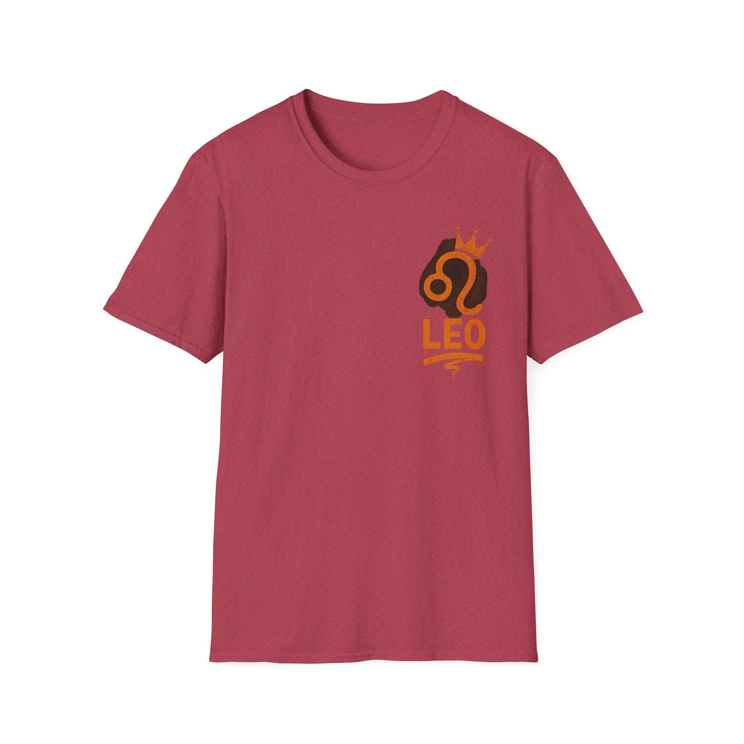 Leo Zodiac Sign Unisex Softstyle T-Shirt