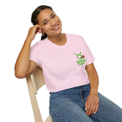 Taurus Zodiac Sign Softstyle Unisex T-Shirt