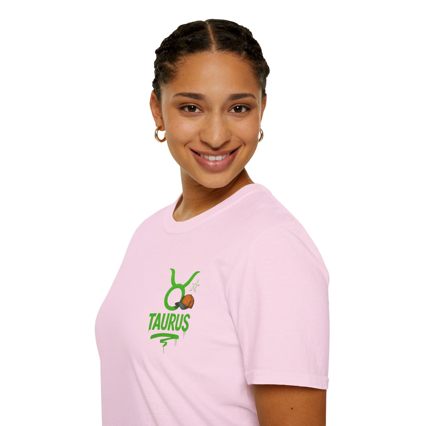 Taurus Zodiac Sign Softstyle Unisex T-Shirt