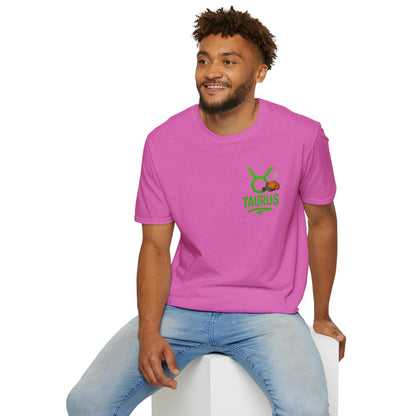 Taurus Zodiac Sign Softstyle Unisex T-Shirt