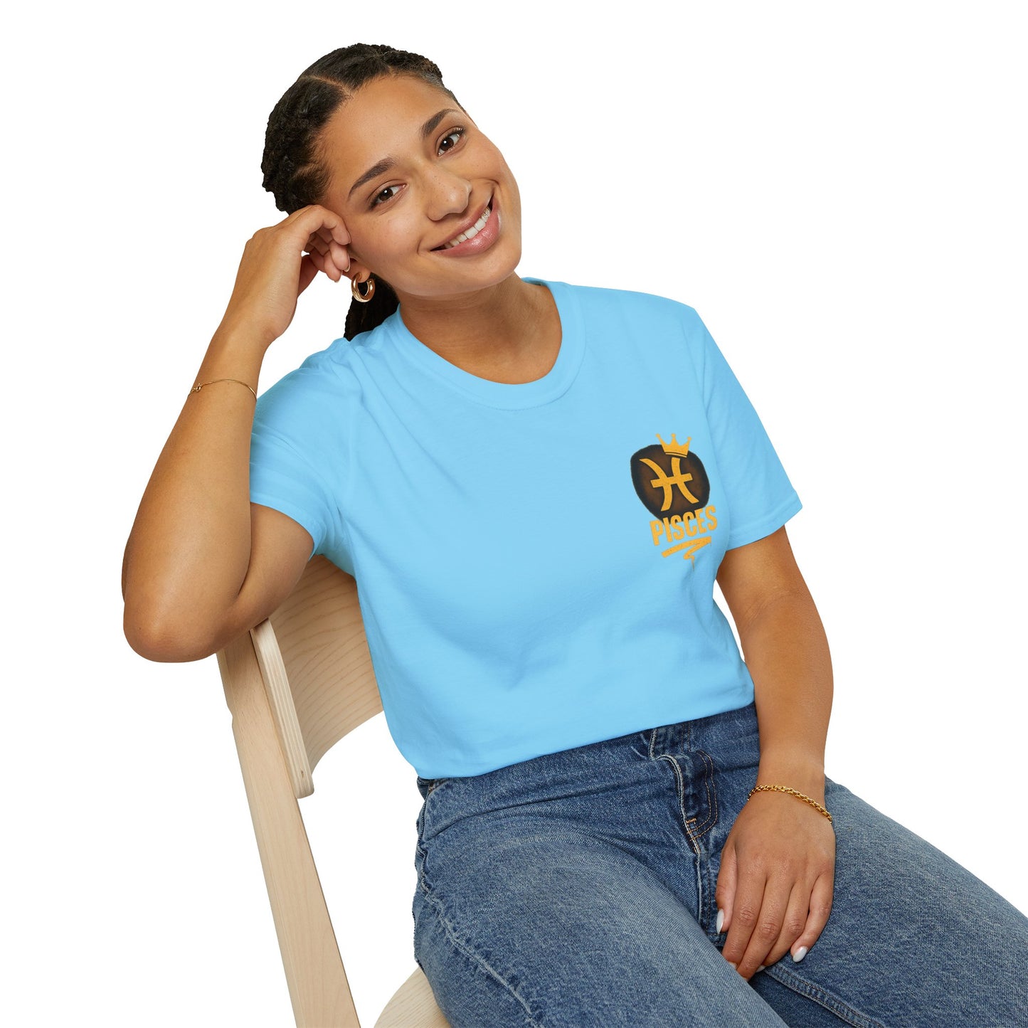 Pisces Zodiac Sign Unisex Softstyle T-Shirt