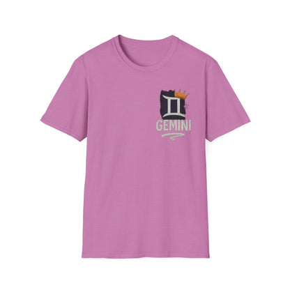 Gemini Zodiac Sign Unisex Softstyle T-Shirt