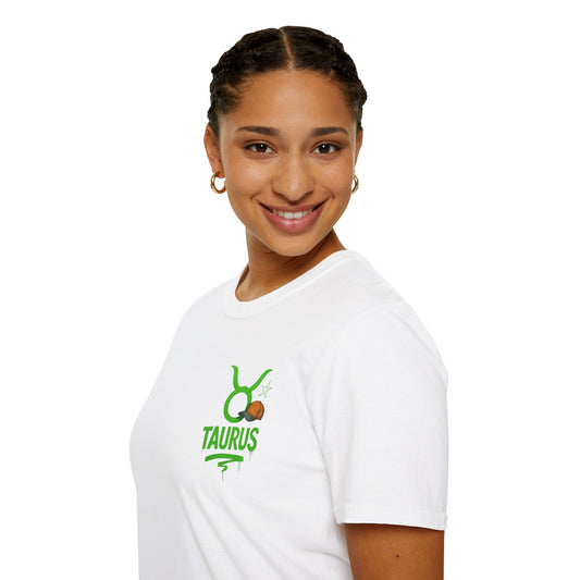 Taurus Zodiac Sign Softstyle Unisex T-Shirt