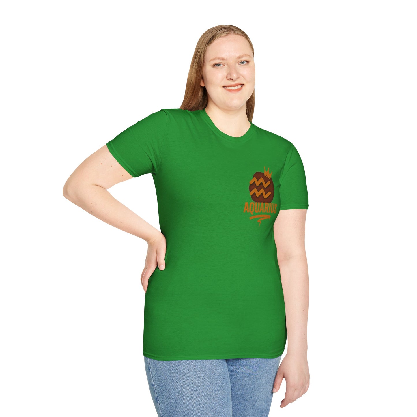 Aquarius Zodiac Sign Unisex Softstyle T-Shirt