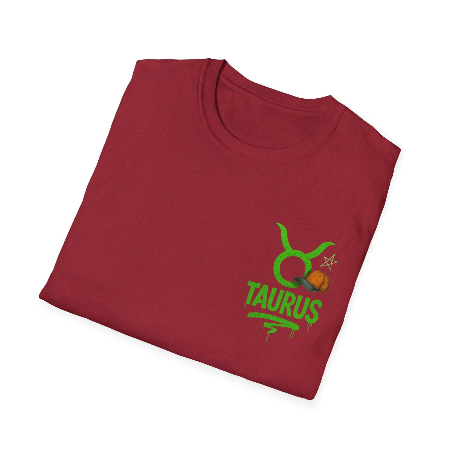 Taurus Zodiac Sign Softstyle Unisex T-Shirt