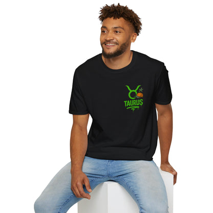 Taurus Zodiac Sign Softstyle Unisex T-Shirt