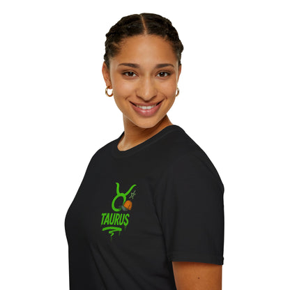 Taurus Zodiac Sign Softstyle Unisex T-Shirt