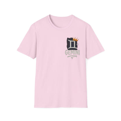 Gemini Zodiac Sign Unisex Softstyle T-Shirt