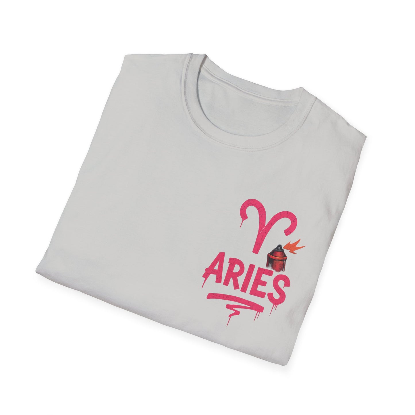 Aries Zodiac Sign Unisex Softstyle T-Shirt