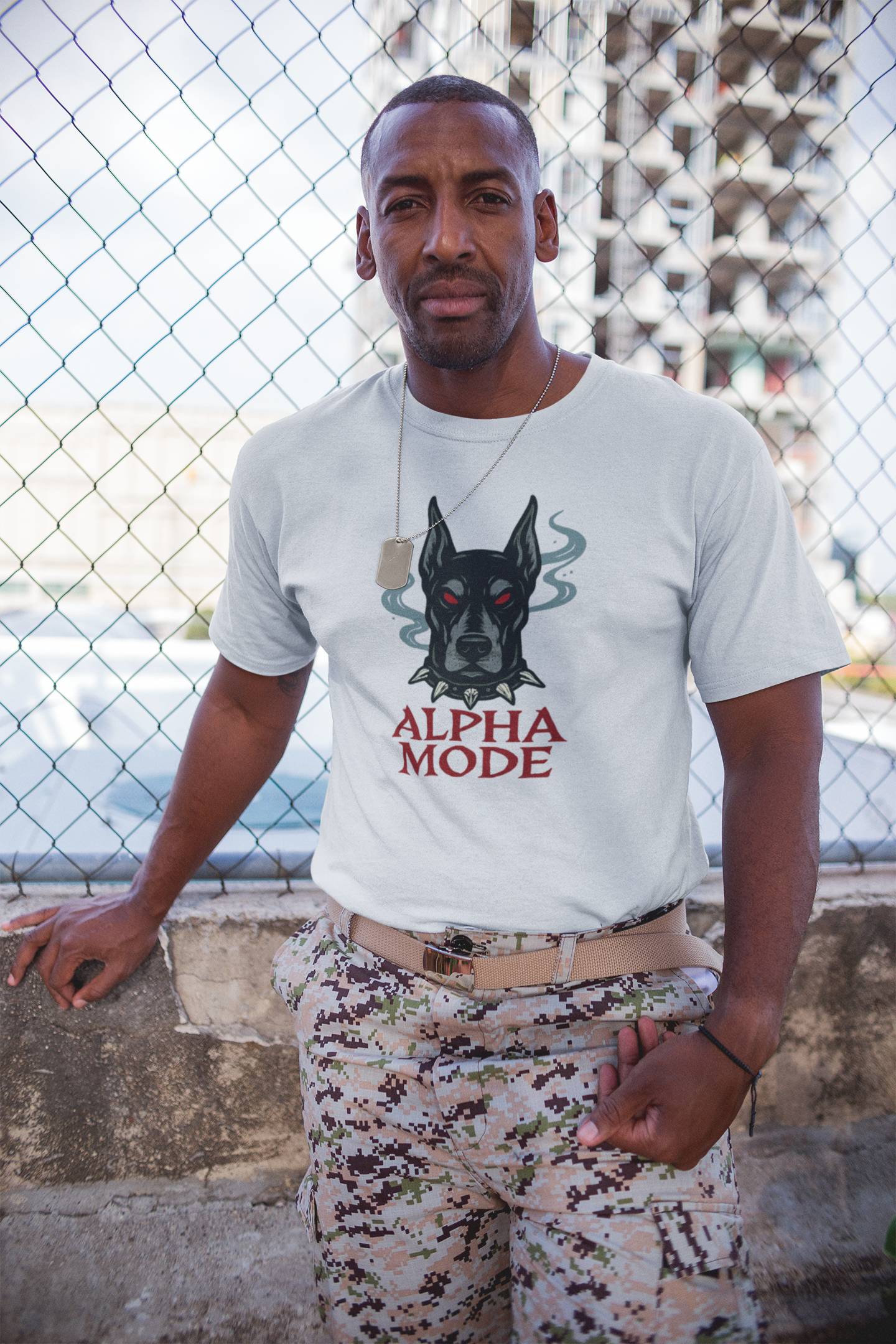 Alpha Mode Dog Graphic Tee
