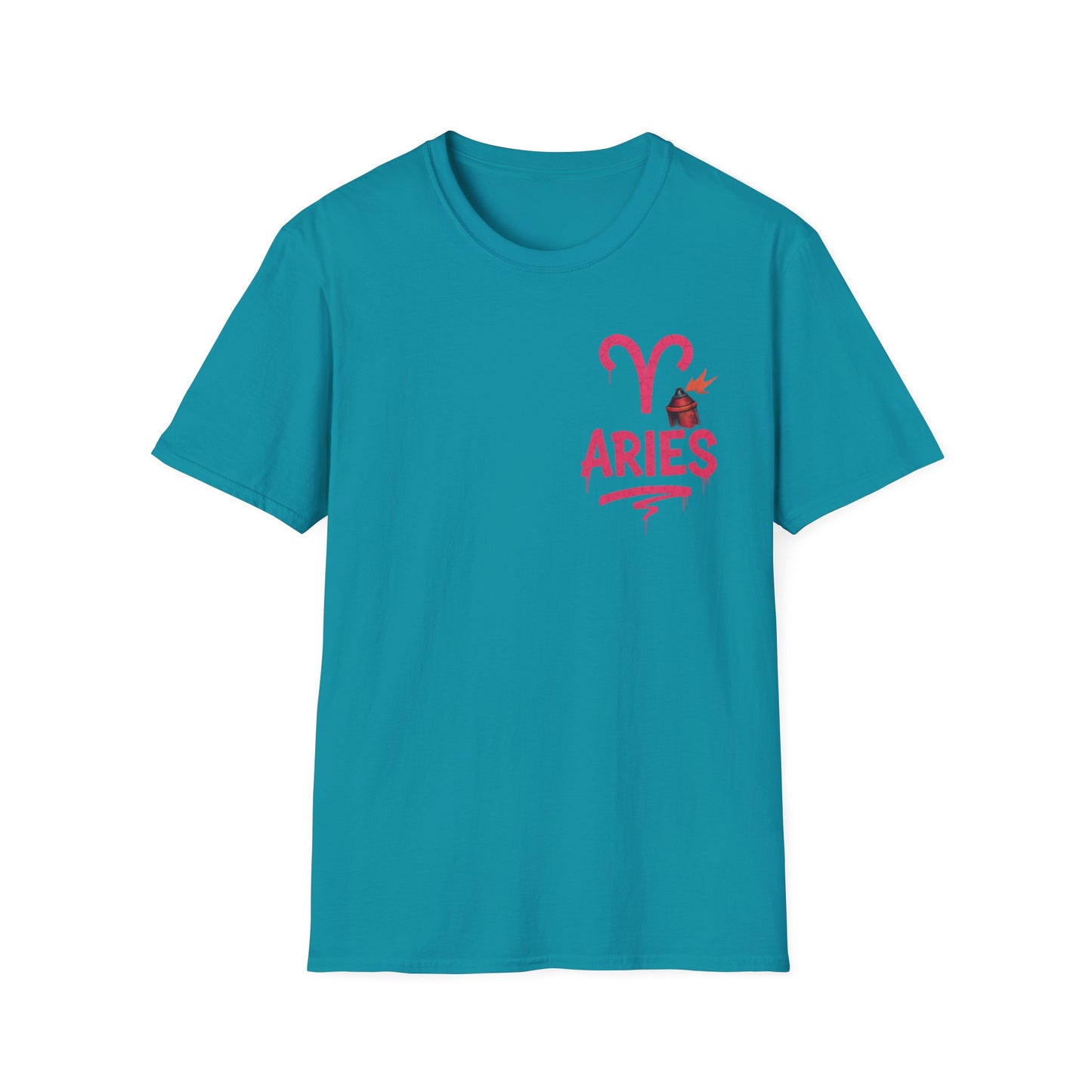 Aries Zodiac Sign Unisex Softstyle T-Shirt