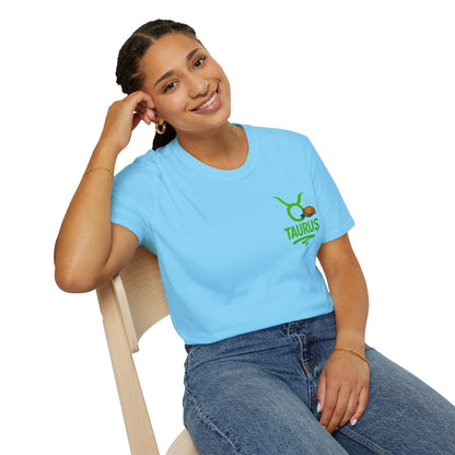 Taurus Zodiac Sign Softstyle Unisex T-Shirt