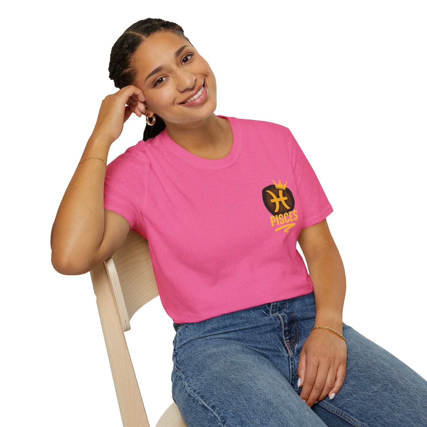 Pisces Zodiac Sign Unisex Softstyle T-Shirt