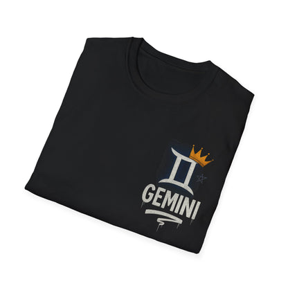 Gemini Zodiac Sign Unisex Softstyle T-Shirt