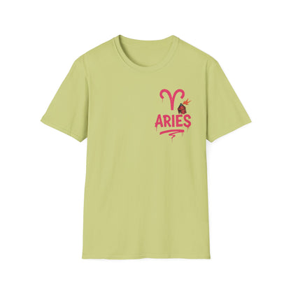 Aries Zodiac Sign Unisex Softstyle T-Shirt