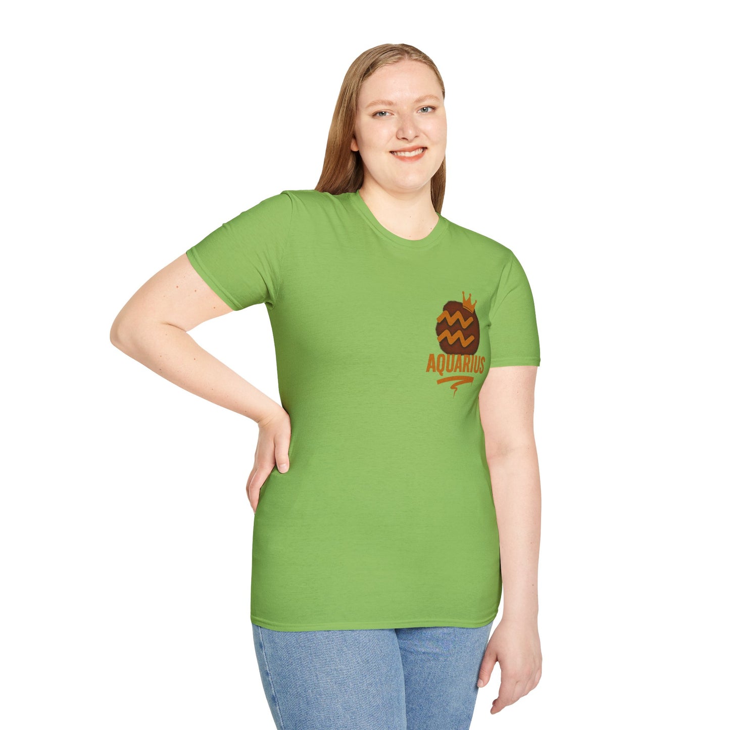 Aquarius Zodiac Sign Unisex Softstyle T-Shirt