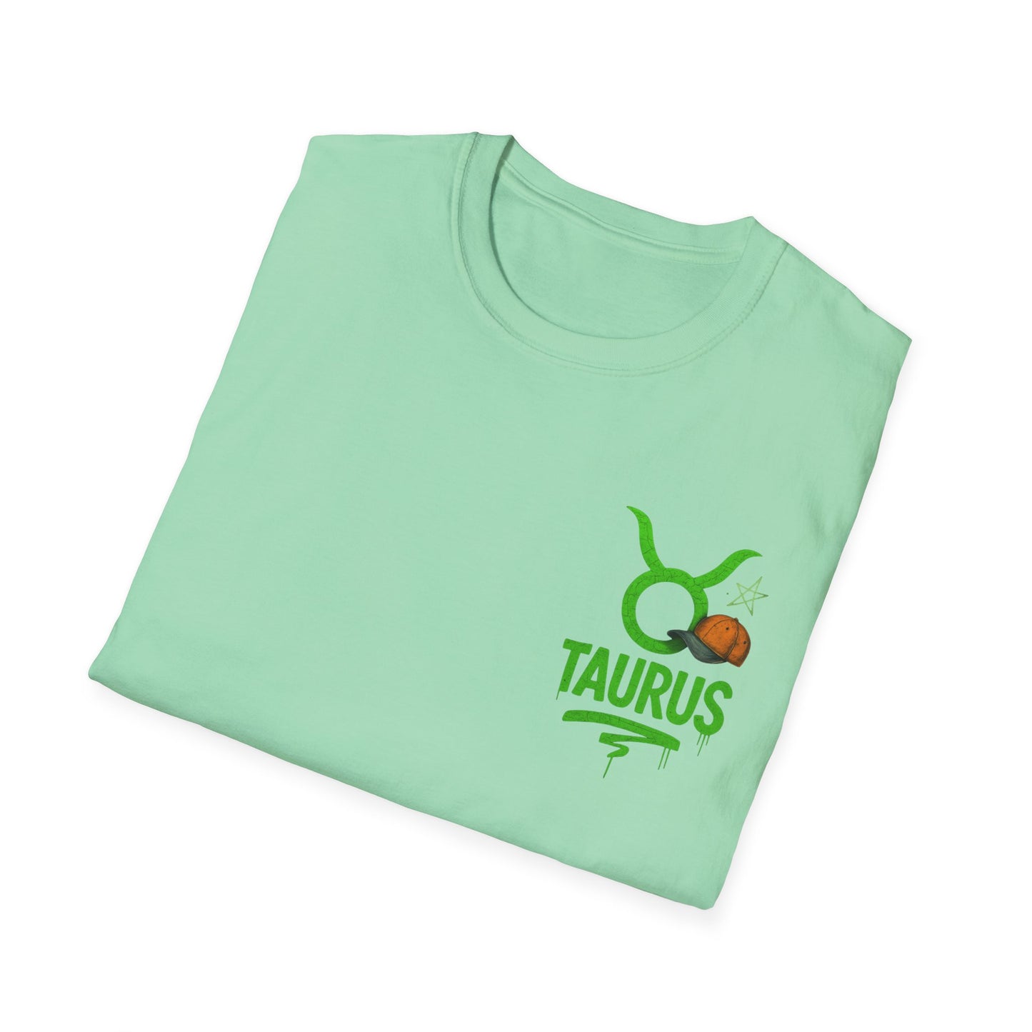 Taurus Zodiac Sign Softstyle Unisex T-Shirt