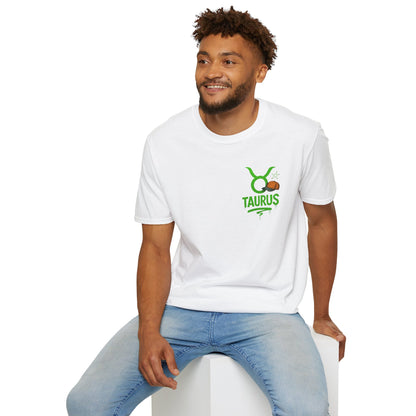 Taurus Zodiac Sign Softstyle Unisex T-Shirt