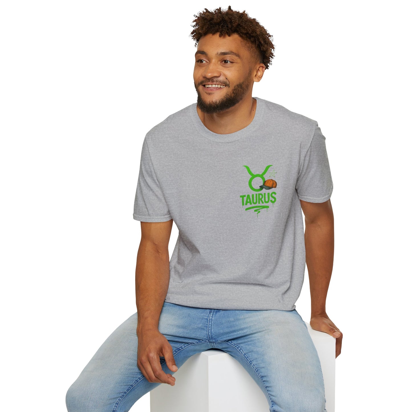 Taurus Zodiac Sign Softstyle Unisex T-Shirt