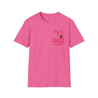 Aries Zodiac Sign Unisex Softstyle T-Shirt