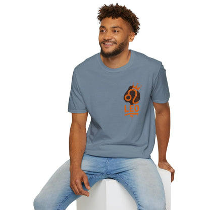 Leo Zodiac Sign Unisex Softstyle T-Shirt