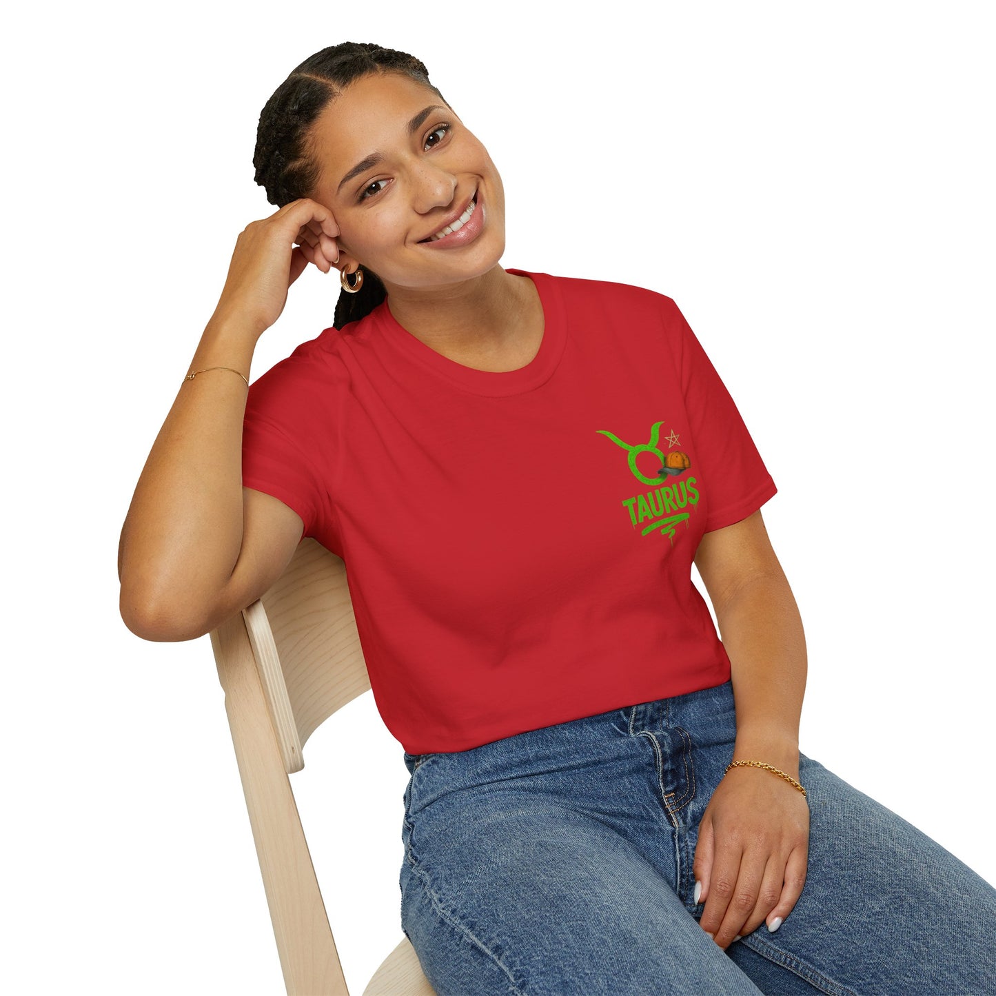 Taurus Zodiac Sign Softstyle Unisex T-Shirt