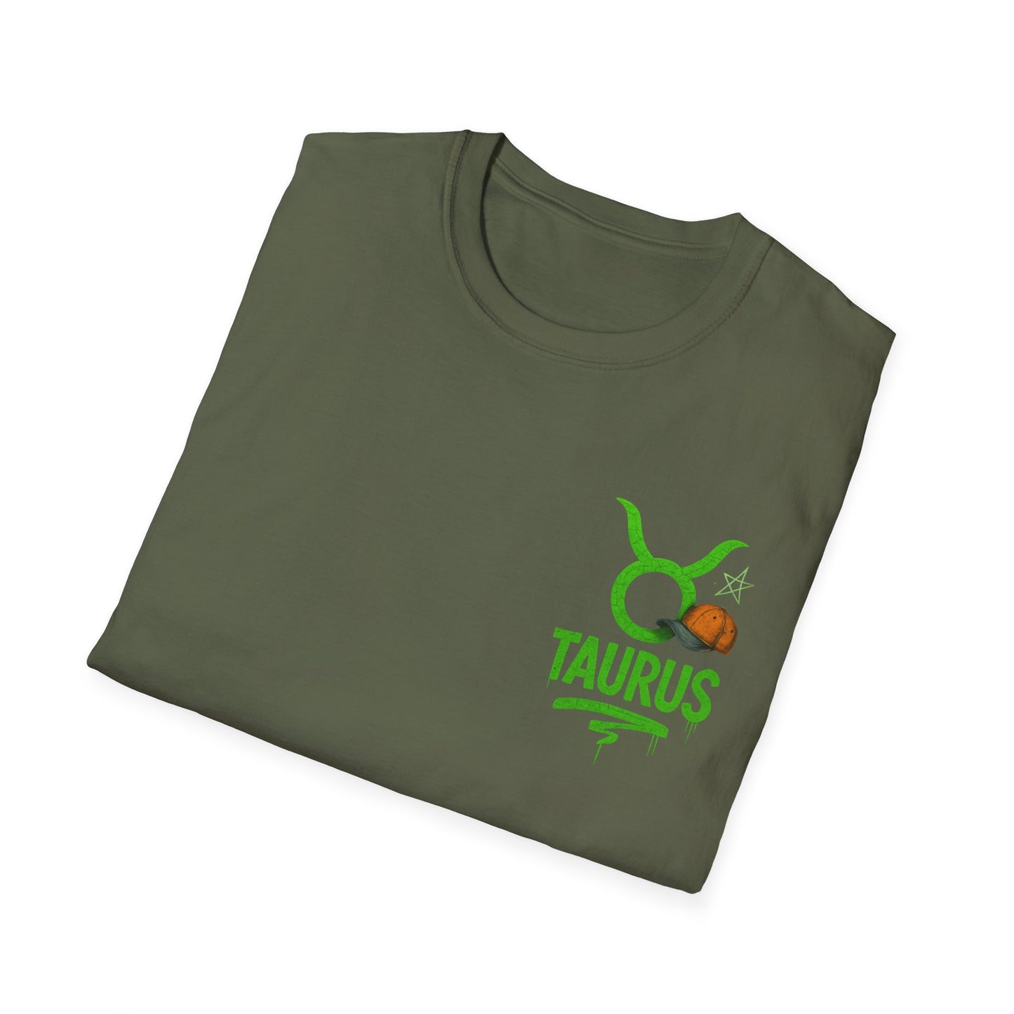 Taurus Zodiac Sign Softstyle Unisex T-Shirt