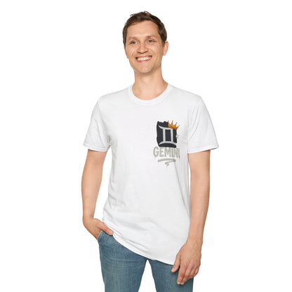 Gemini Zodiac Sign Unisex Softstyle T-Shirt