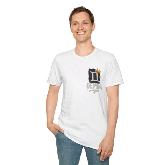 Gemini Zodiac Sign Unisex Softstyle T-Shirt