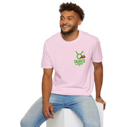 Taurus Zodiac Sign Softstyle Unisex T-Shirt