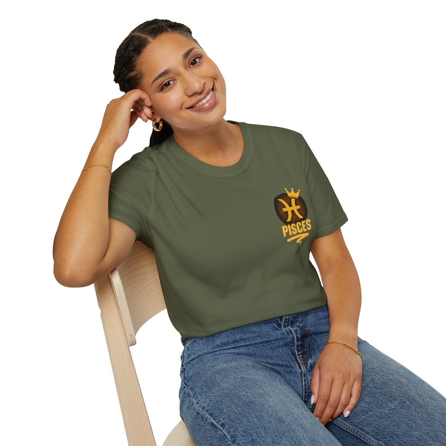 Pisces Zodiac Sign Unisex Softstyle T-Shirt