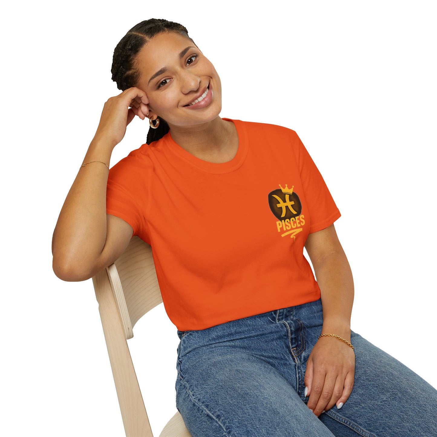 Pisces Zodiac Sign Unisex Softstyle T-Shirt