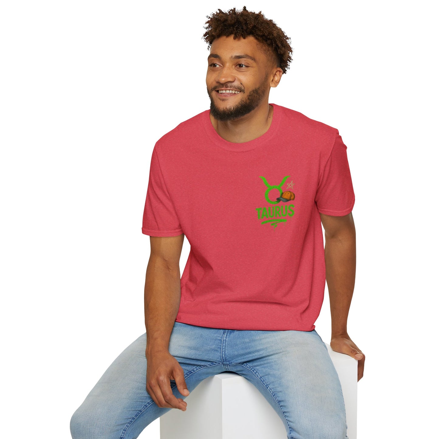 Taurus Zodiac Sign Softstyle Unisex T-Shirt